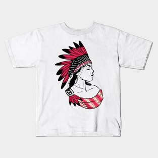 Apache Girl Kids T-Shirt